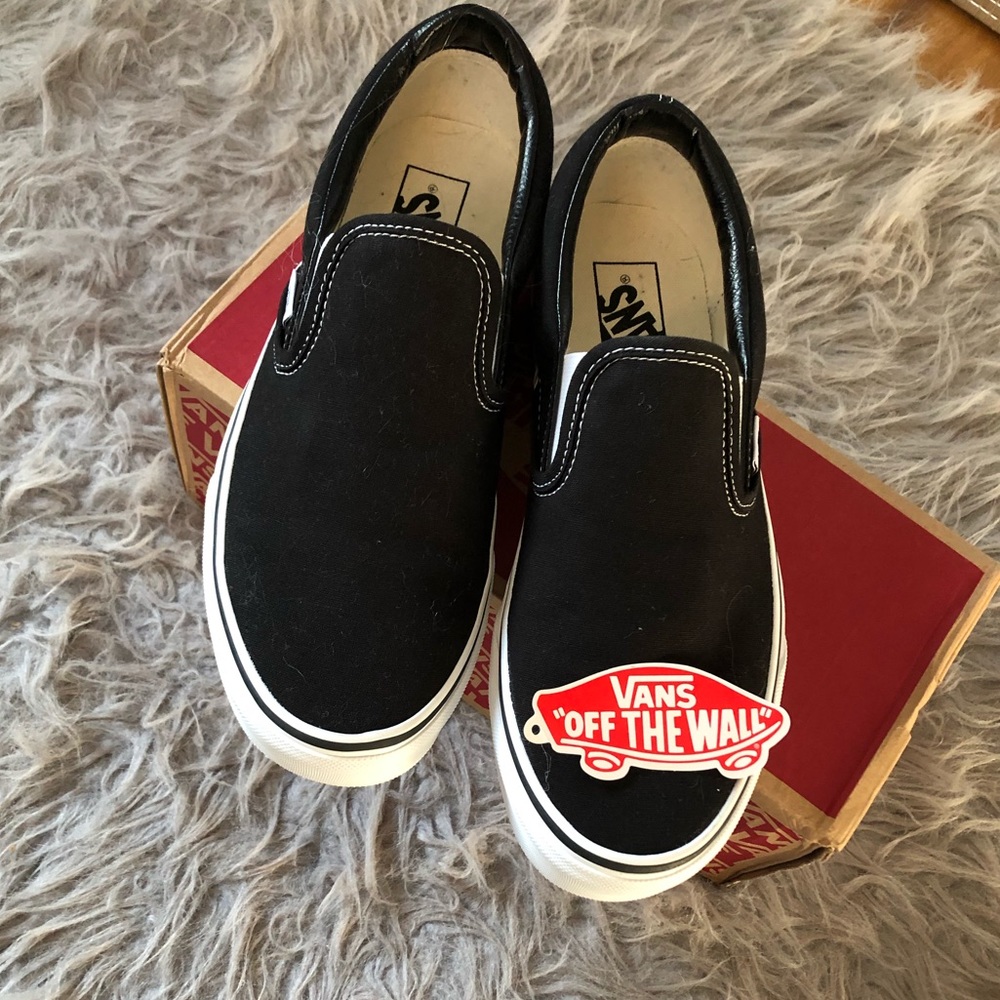 Brand New Vans! Black slip-on ,Make offers!